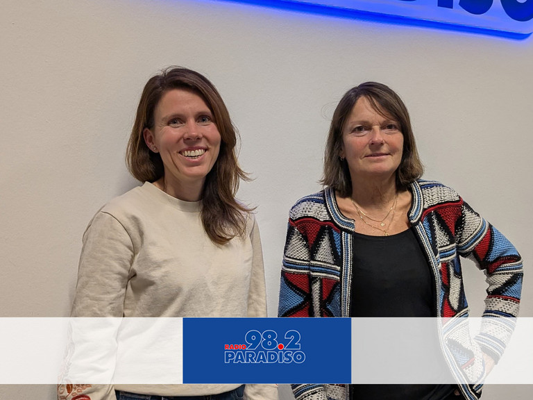 Franziska Weiß, Physiotherapeutin bei der Immanuel Therapiewelt mit Moderatorin Julia Nogli (v.l.n.r.) Franziska Weiß, Physiotherapeutin bei der Immanuel Therapiewelt mit Moderatorin Julia Nogli (v.l.n.r.)